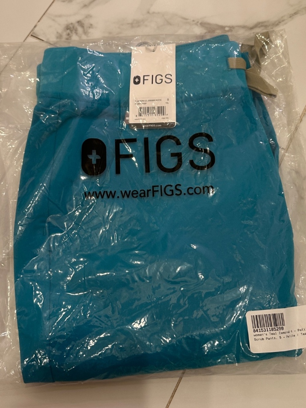 Figs Scrub Set. Teal. Size Small - Picture 3 of 4
